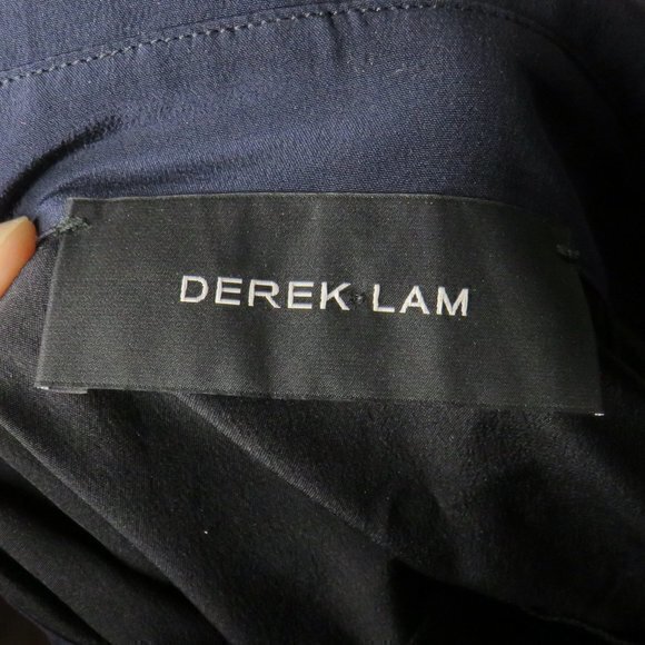 Derek Lam silk‎ two tone button front blouse - Picture 3 of 6